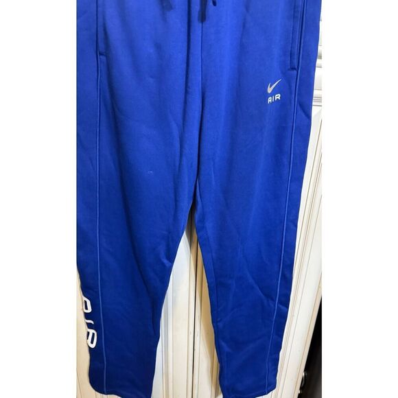 Nike Air Men's Spellout Standard Fit Regular Length Jogger Sweatpants Blue XL - Picture 7 of 11